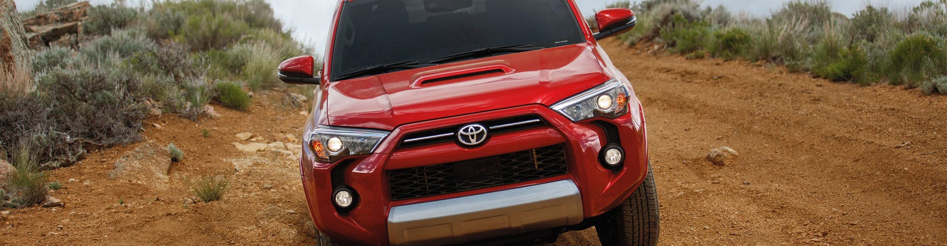 Red 4Runner in sand