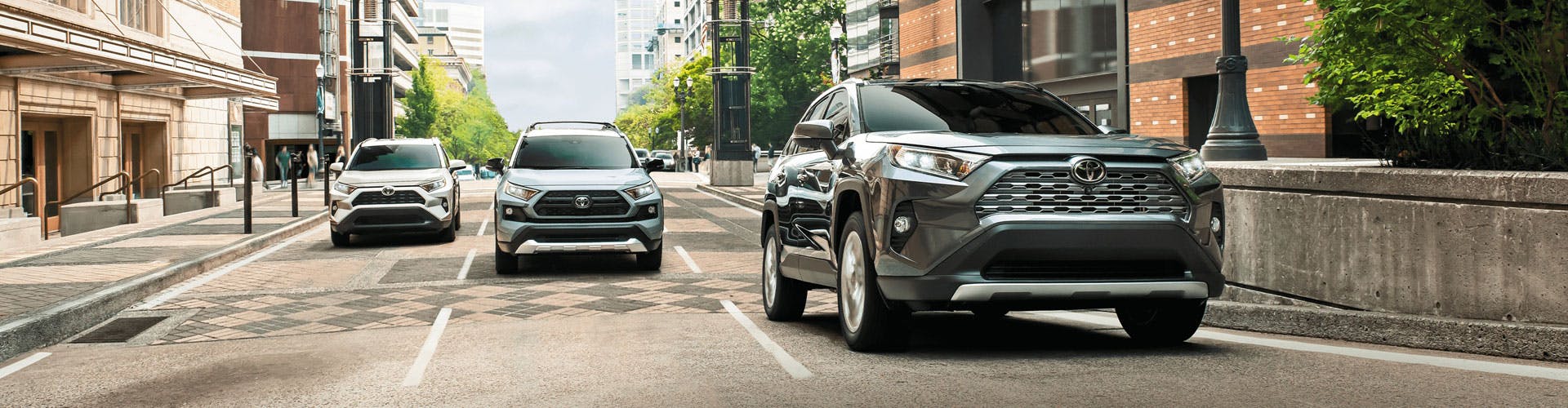 3 Rav4 in City