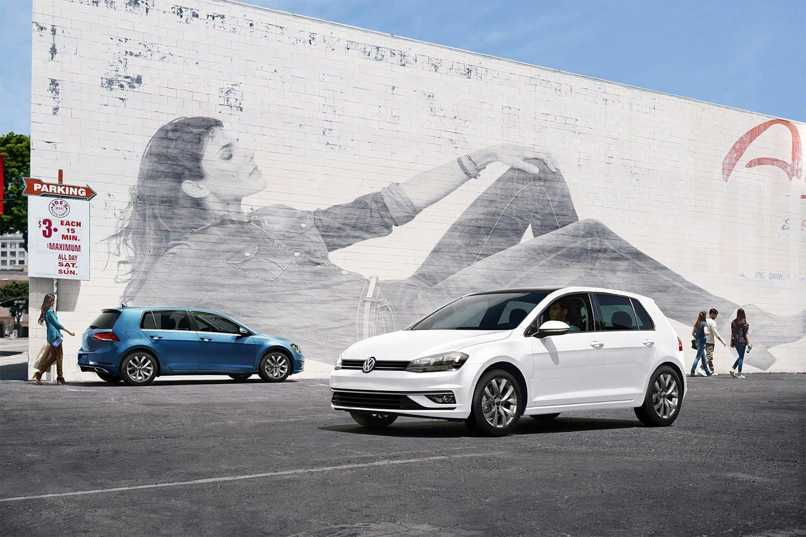 Diehl VW Blue and White Golf