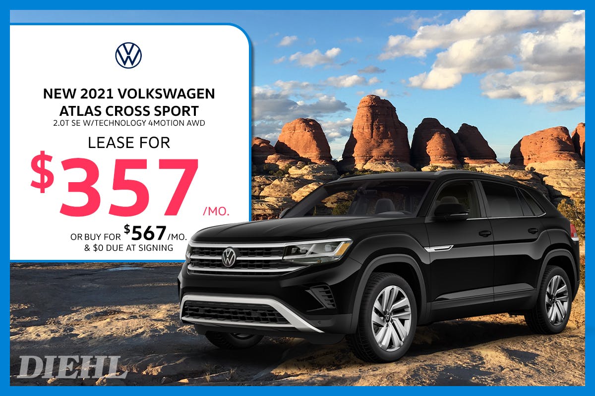 2021 VW Atlas Cross Sport 2.0T SE w/Technology 4Motion AWD offer