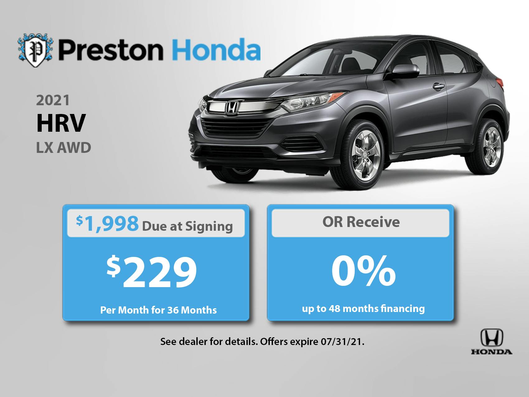 Preston Honda Honda Dealership in New Castle, PA