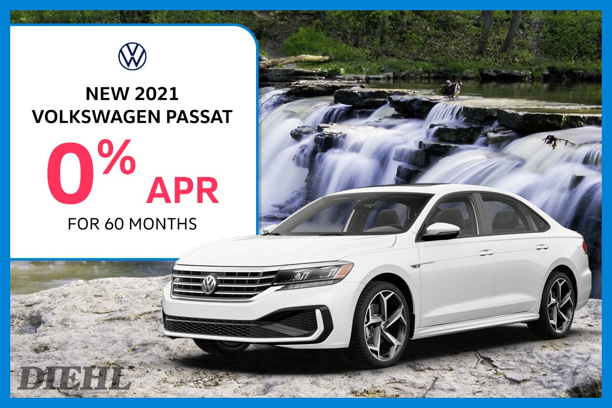 2021 volkswagen passat 0% APR for 60 months diehl volkswagen butler pa diehl automotive group