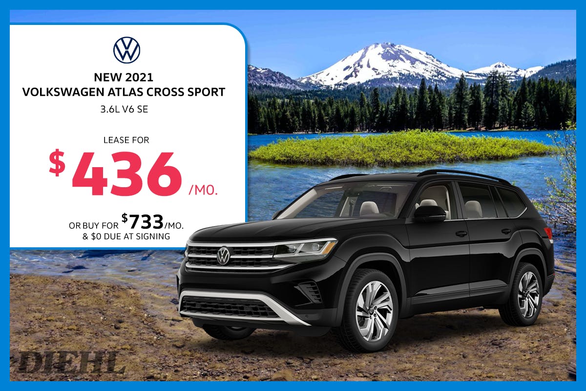 2021 Volkswagen Atlas Cross Sport 3.6L V6 SE offer