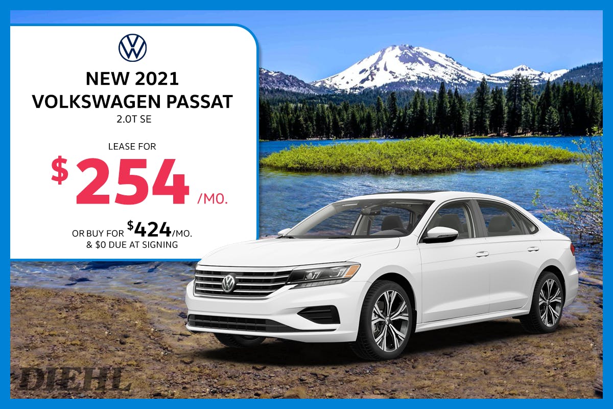 AugustVolkswagonPassat 2021 Volkswagen Passat 2.0T SE offer