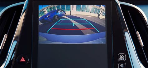 integrated backup camera