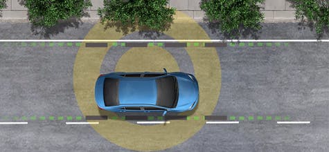 lane departure alert with steering assist