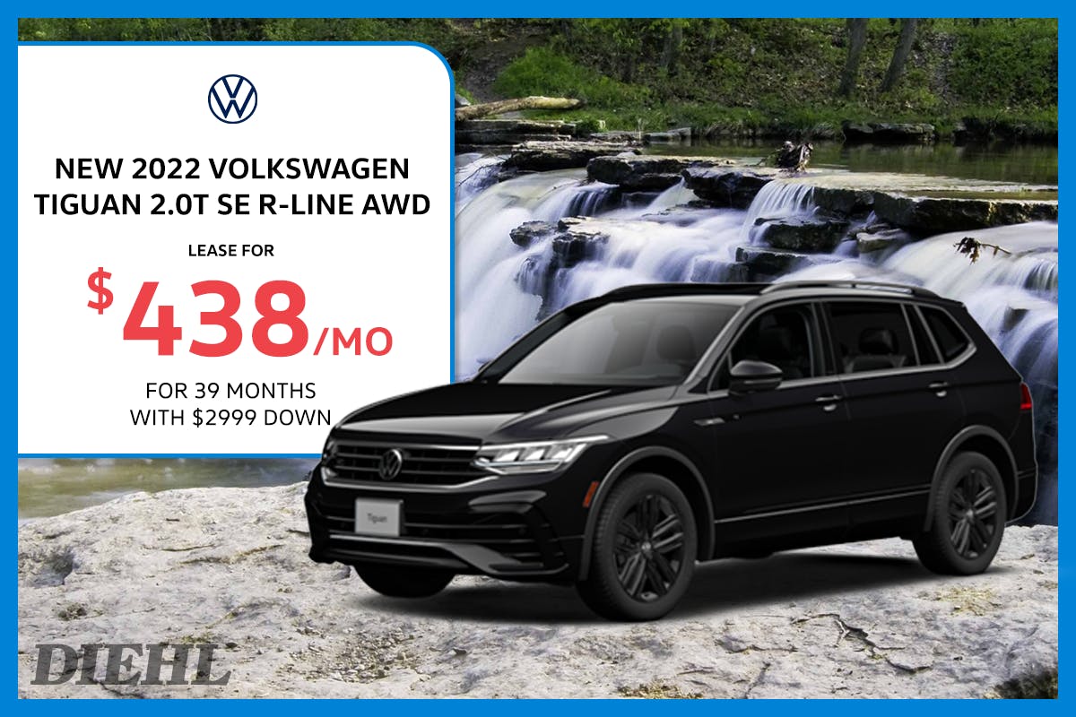 2022 VW Tiguan 2.0T SE R-Line AWD offer