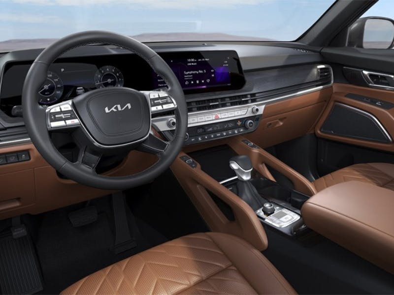 interior dashboard of 2023 telluride