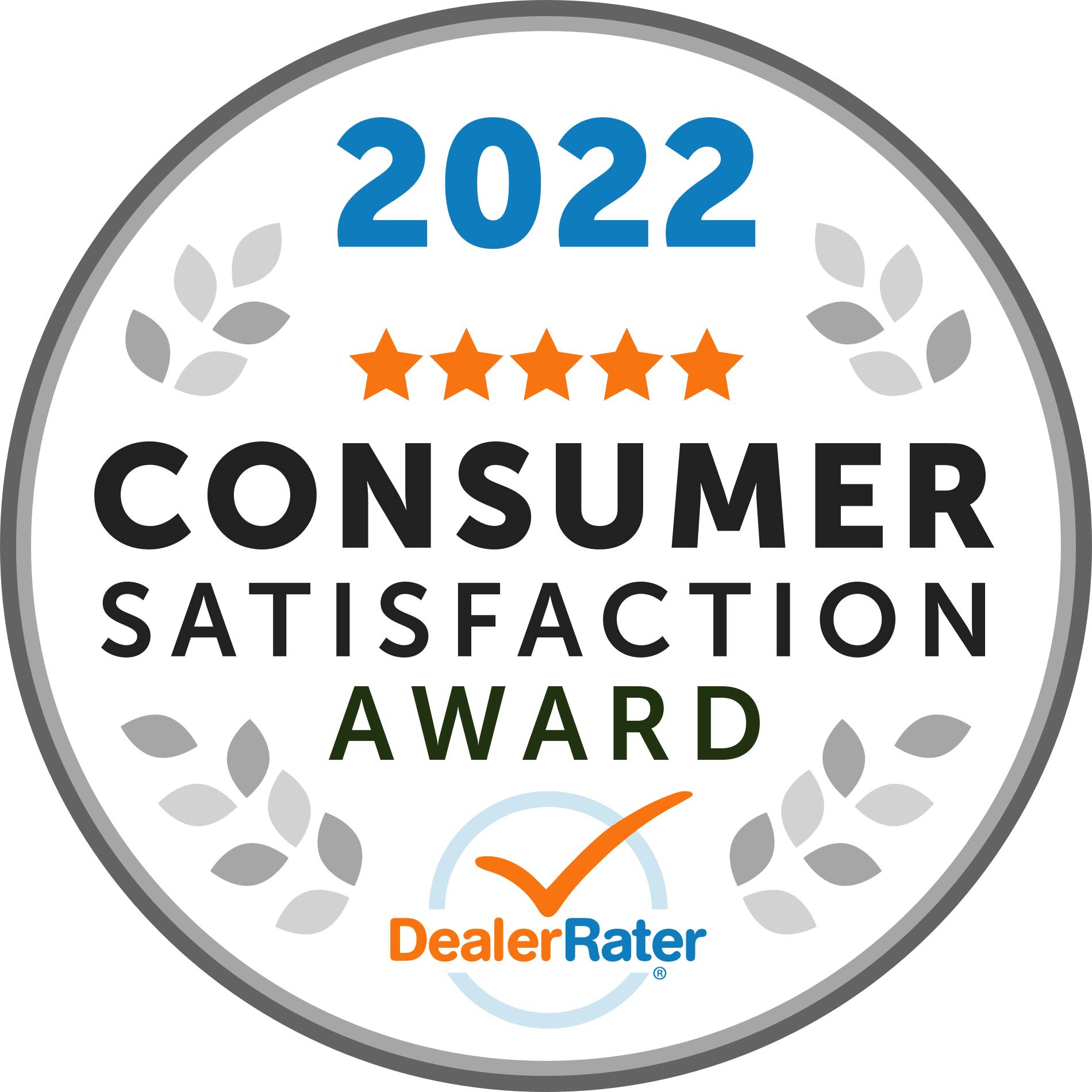 DealerRater 2022 Award Banner