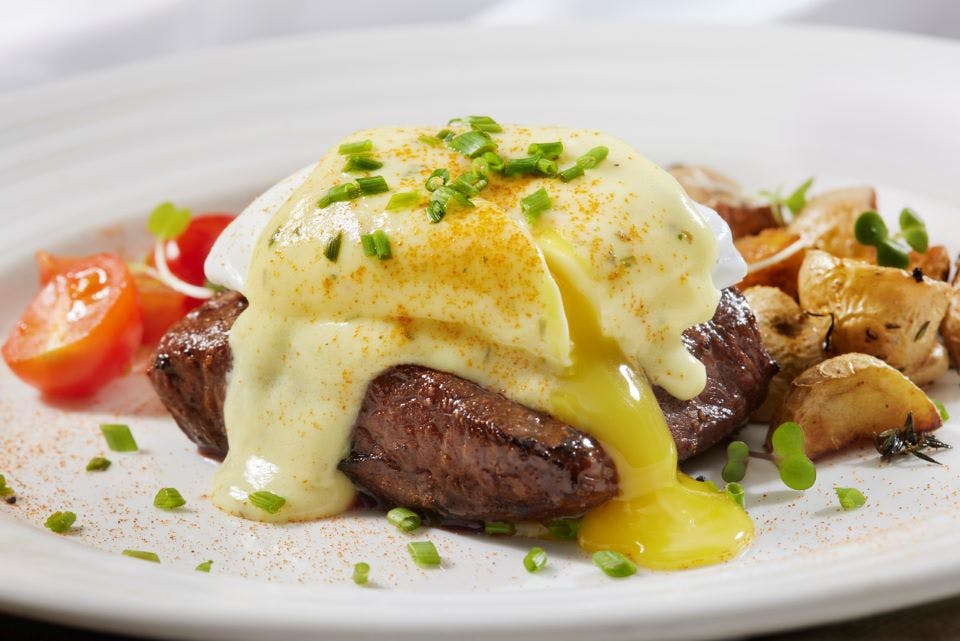 Steak and Eggs Benedict