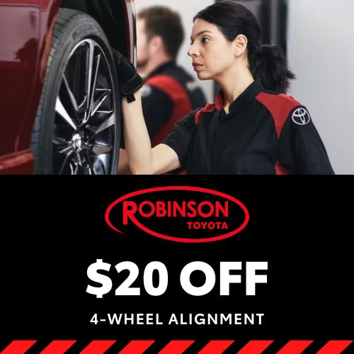 $20 OFF Alignment | Robinson Toyota