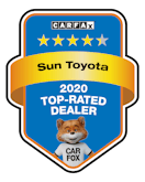 Sun Toyota CarFax 2020 Awards