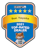 Sun Toyota CarFax 2021 Awards