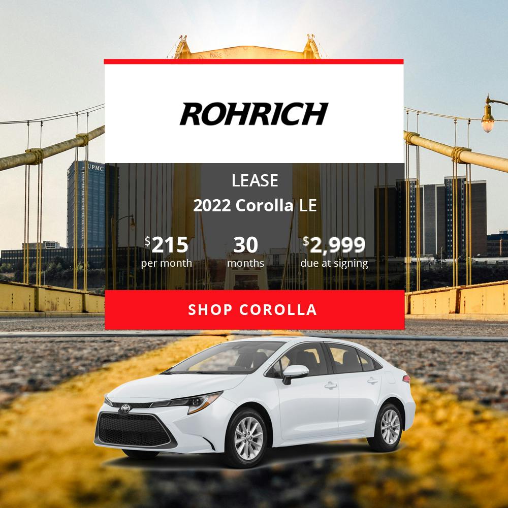 2022 Corolla LE | Rohrich Toyota
