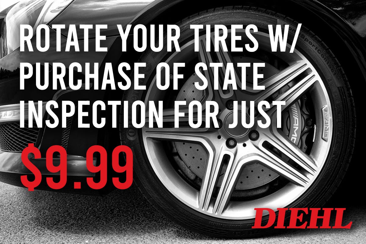 Tire Rotation Special | Diehl of Moon