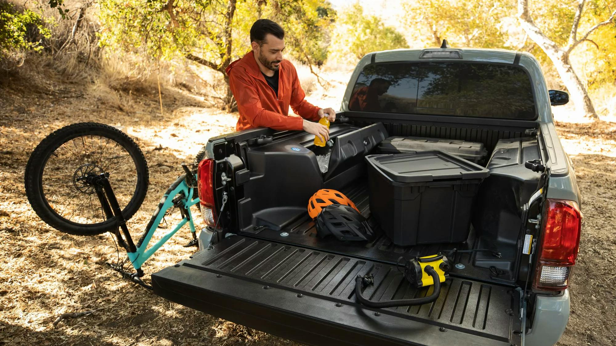 bed of tacoma truck