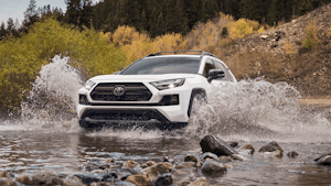 rav4 driving in water