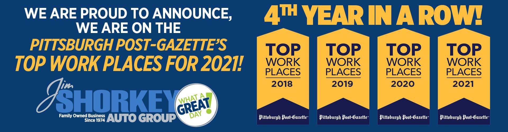 Jim Shorkey – Top Workplaces in Pittsburgh!