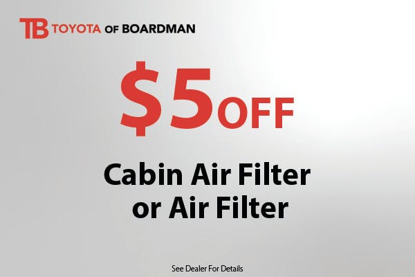 Air Filter | Toyota of Boardman
