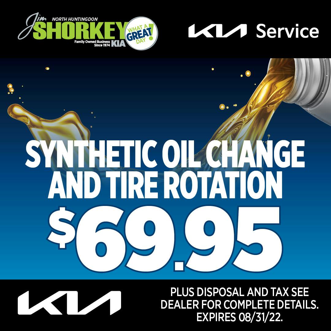 $69.95 Oil Change & Tire Rotation! | Jim Shorkey Kia