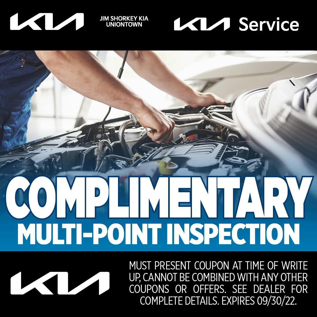Complimentary Multi-Point Inspection | Jim Shorkey Kia of Uniontown