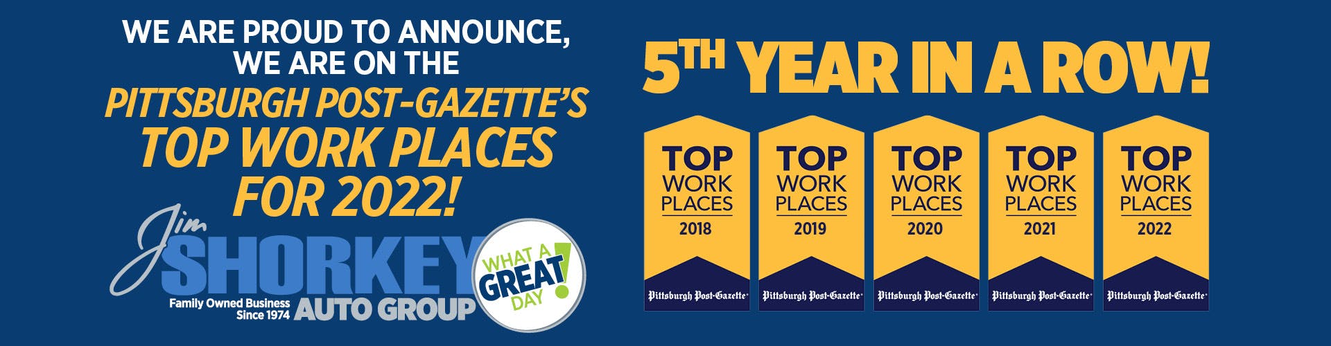 Pittsburgh Post Gazette’s Top Places To Work 2022