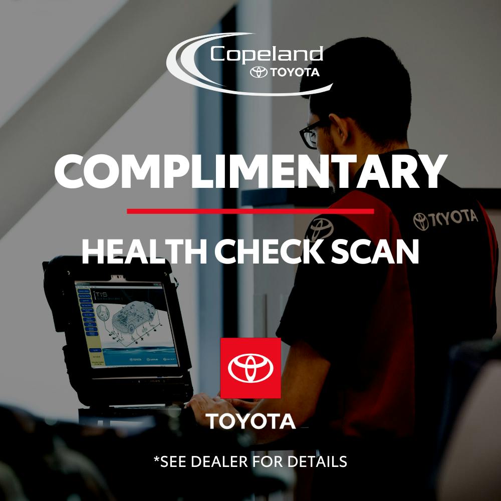 Complimentary Health Check Code Scan | Copeland Toyota