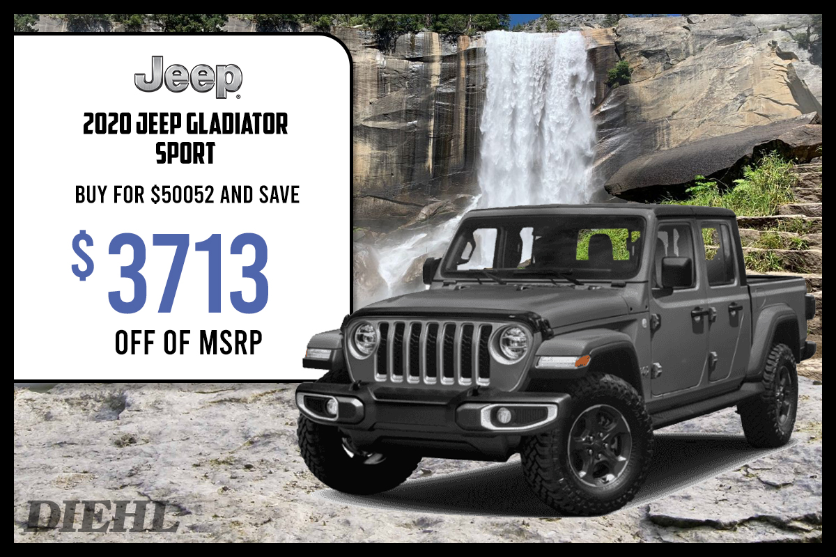 2020 Jeep Gladiator Sport offer