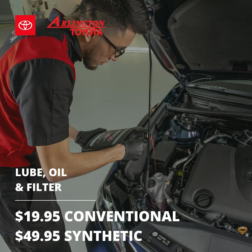 Lube, Oil & Filter Special | Arlington Toyota
