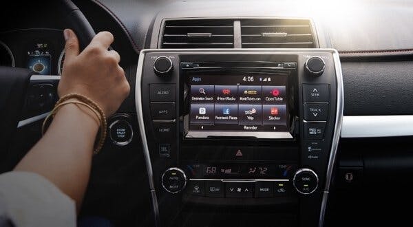 Toyota Camry Entune Audio screen