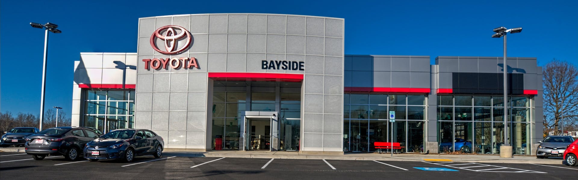 bayside dealership exterior banner