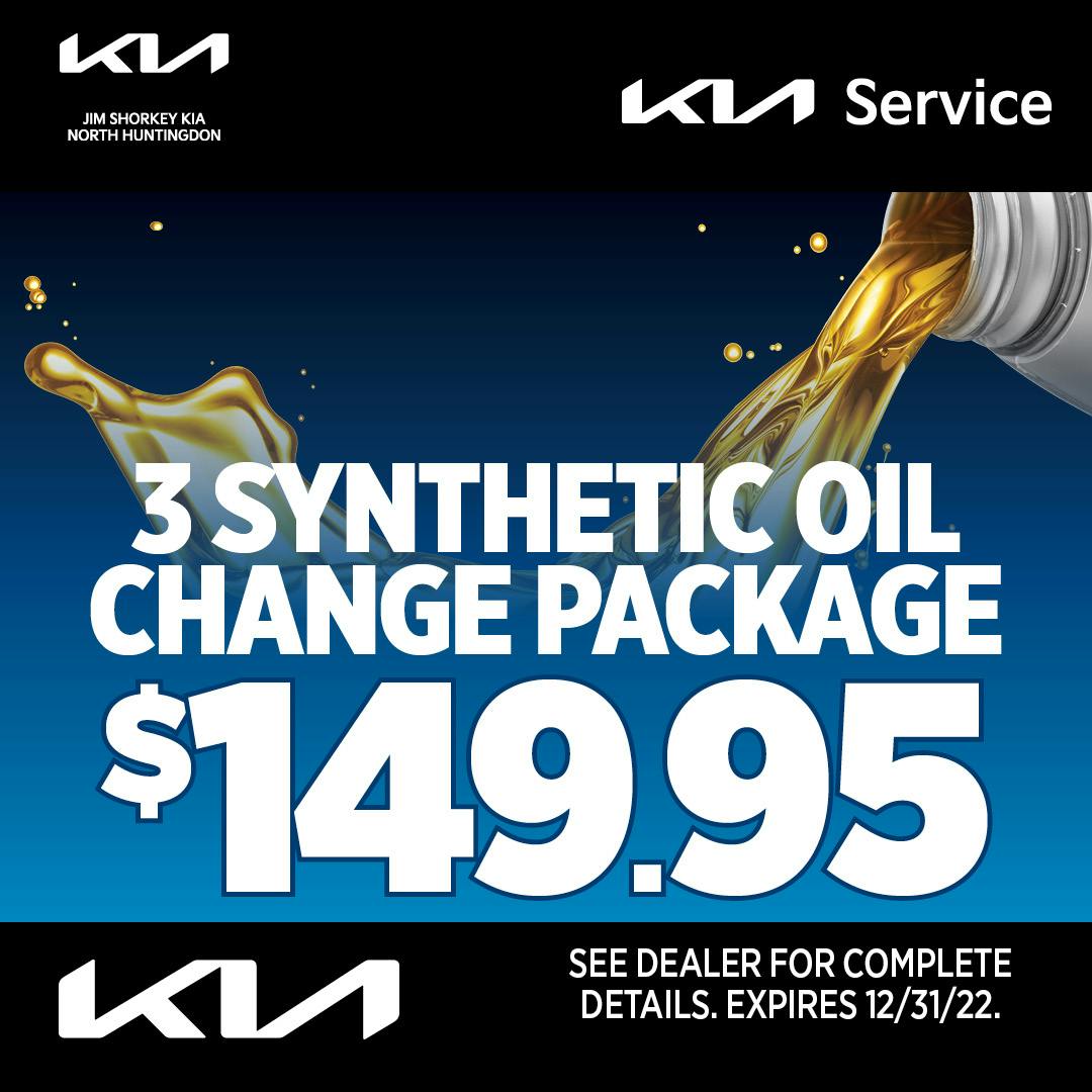 $149.95 Synthetic Oil Change Package | Jim Shorkey Kia
