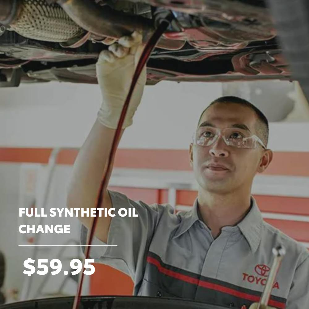 Full Synthetic Oil Change | Faiths Toyota
