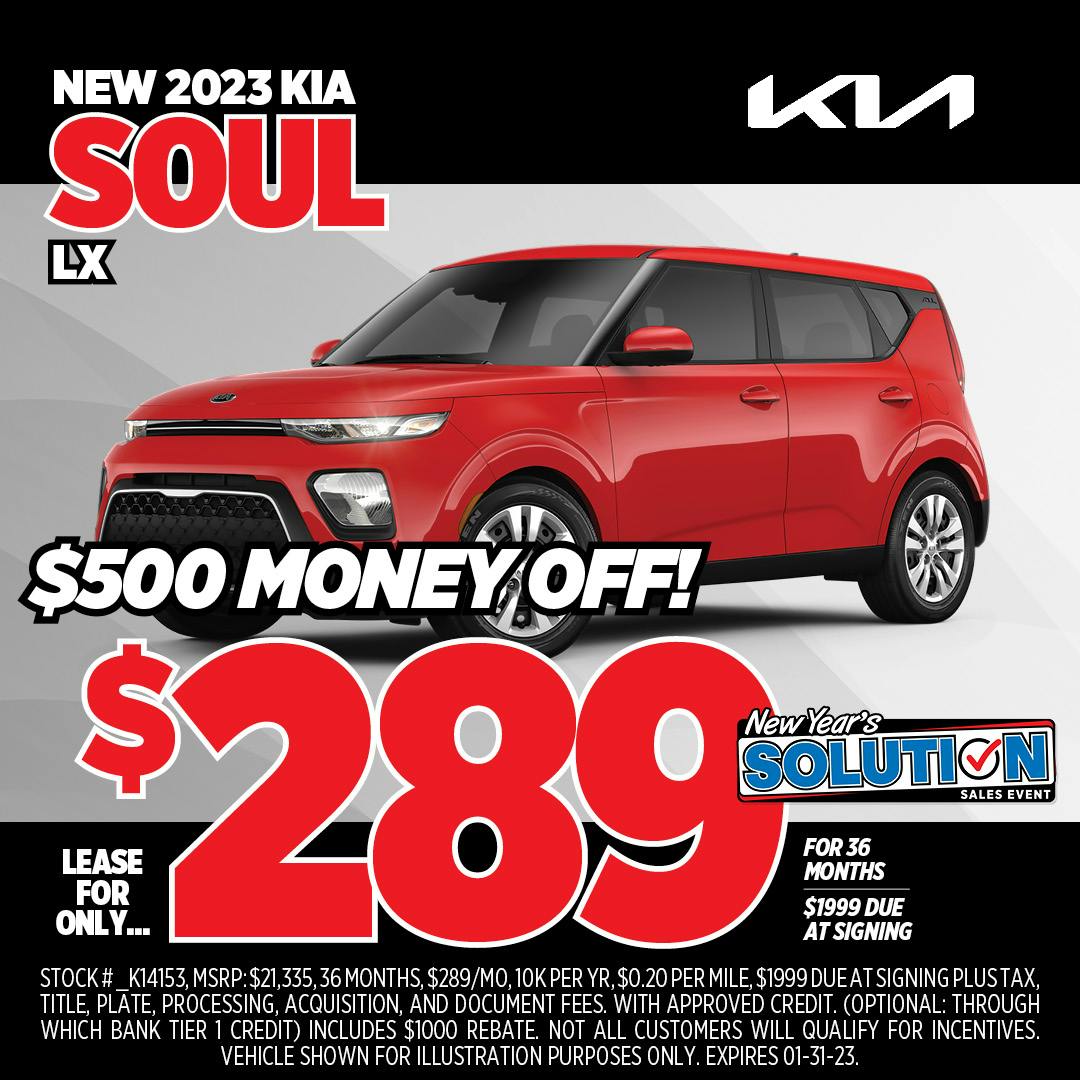 $289/Month Lease – 2023 Kia Soul LX | Jim Shorkey Kia Wexford