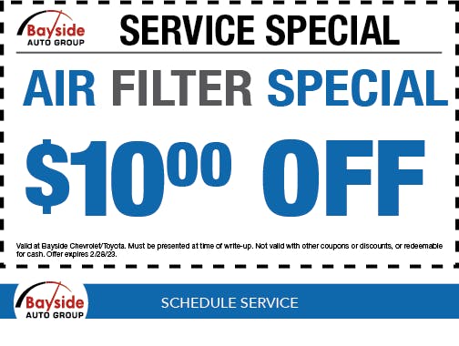 AIR FILTER SPECIAL | Bayside Toyota