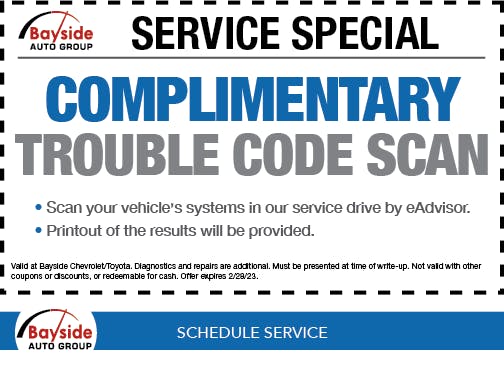 TROUBLE CODE SCAN | Bayside Toyota