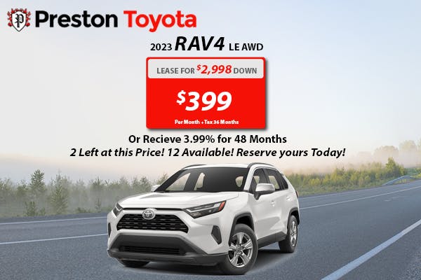 2023 Rav4 | Preston Toyota