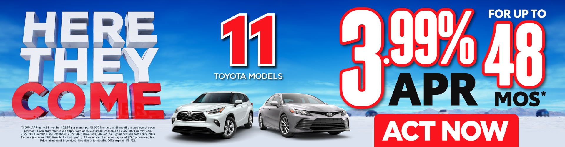 0 – SAM – 11 Toyota Models