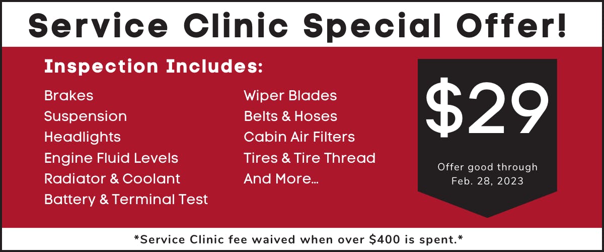 service clinic special offer