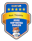Sun Toyota CarFax 2022 Awards