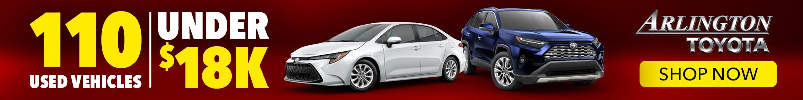 0Under 18k Used | Arlington Toyota