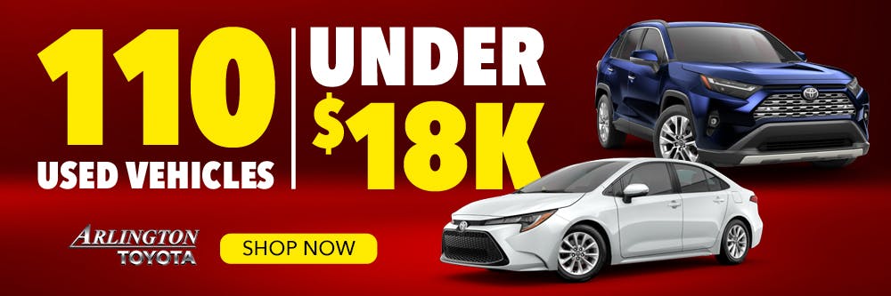 0Under 18k Used | Arlington Toyota