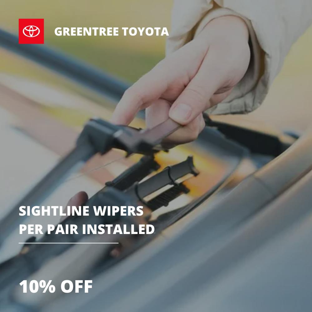 Sightline Wipers Special | Greentree Toyota