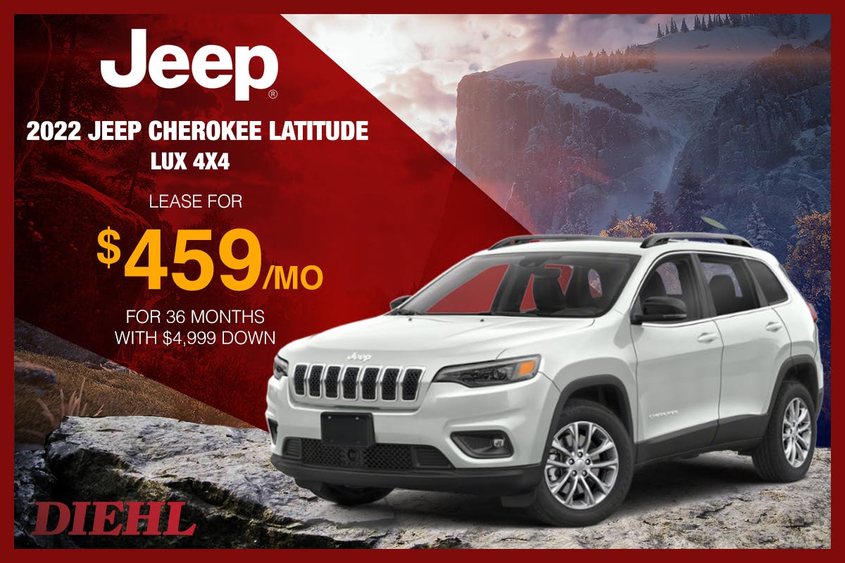 2022 Jeep Cherokee Latitude Lux 4X4 | Diehl of Grove City