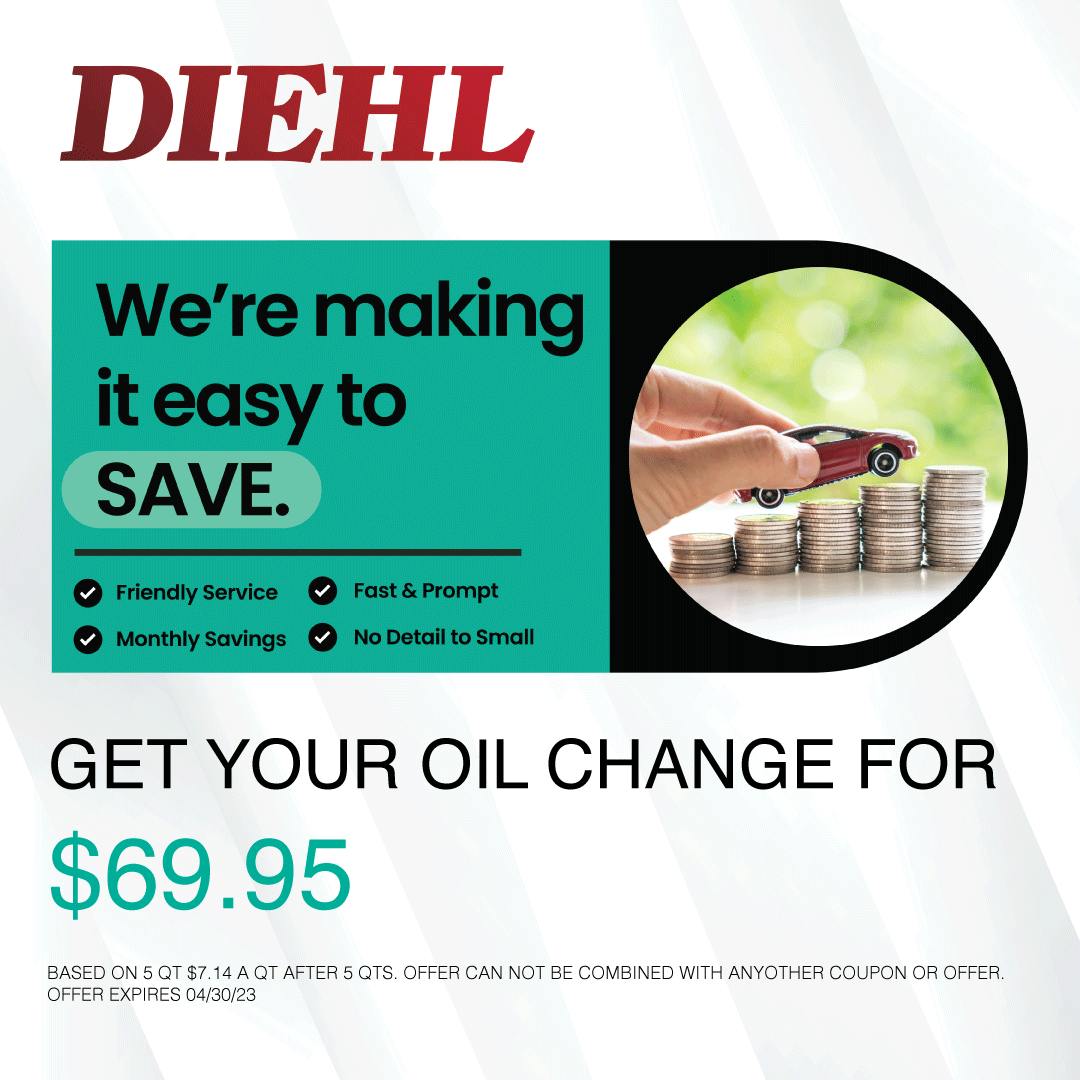 OIL CHANGE SERVICE OFFER | Diehl Chevrolet