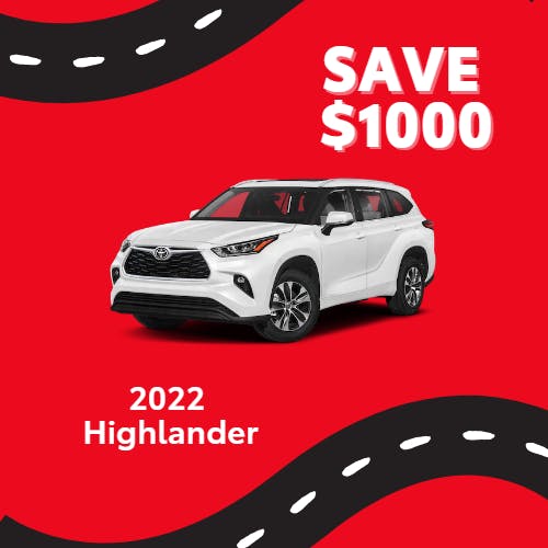 2022 Highlander Demo Savings | Greentree Toyota
