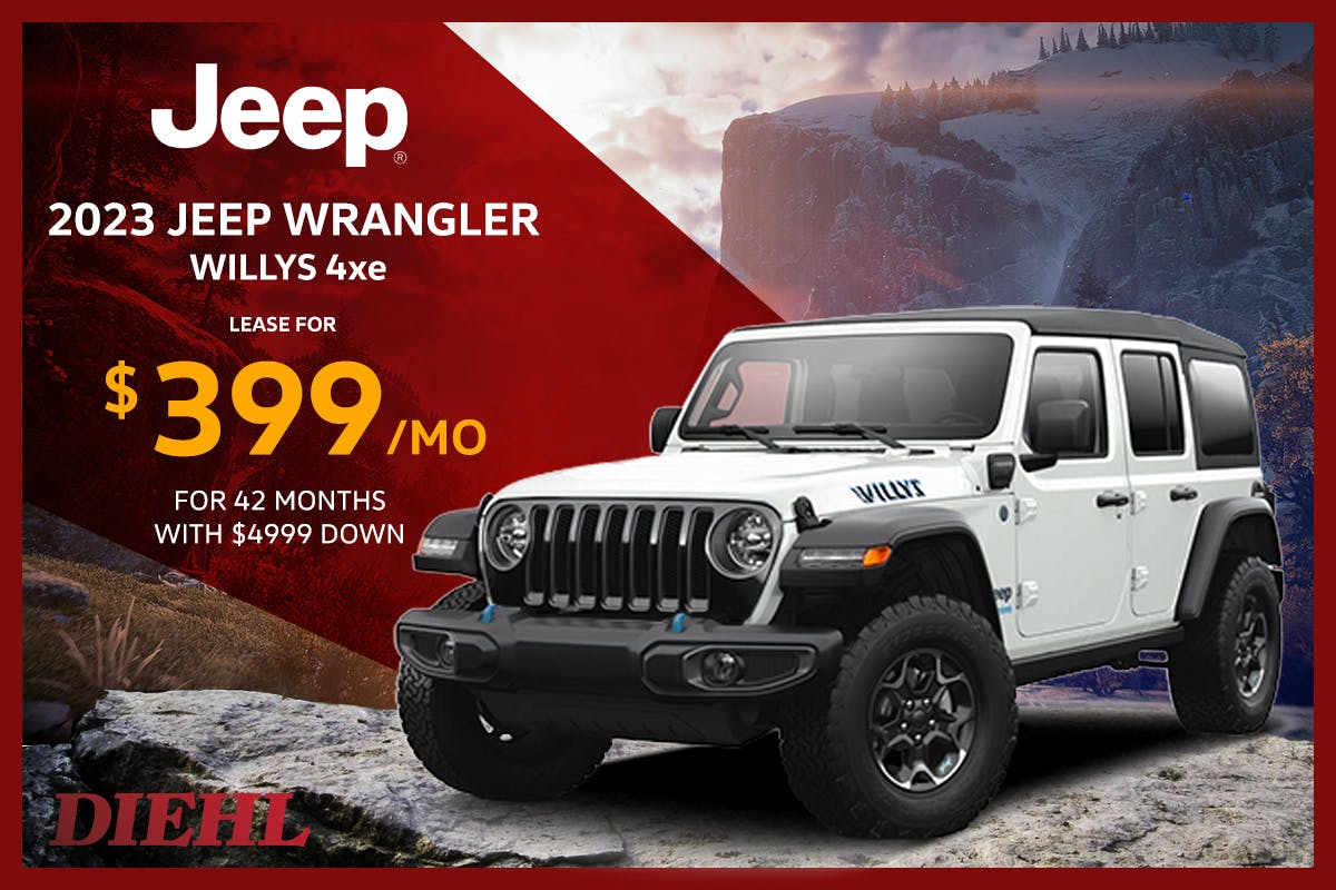 2023 Jeep Wrangler Unlimited Willy's 4xe | Diehl of Butler