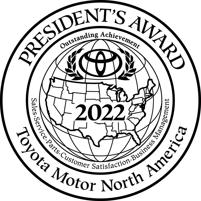 2022 Toyota President’s Award Winner