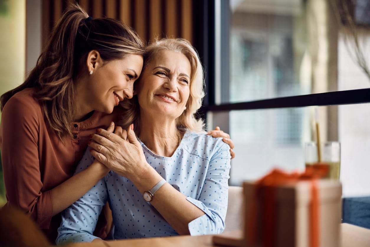 Mom and daughter