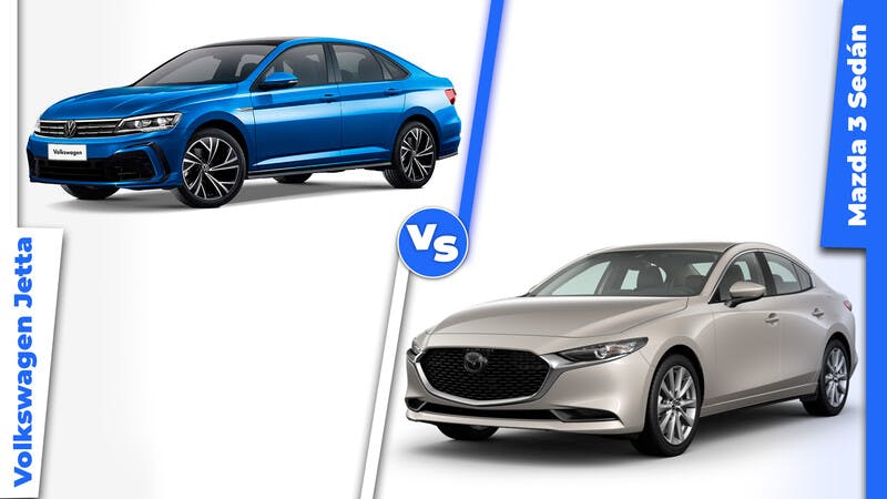 Volkswagen Jetta and Mazda3 Compared